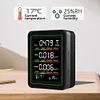 5 in 1 Indoor Air Quality Monitor CO2 Meter TVOC HCHO Temp Humidity Detector