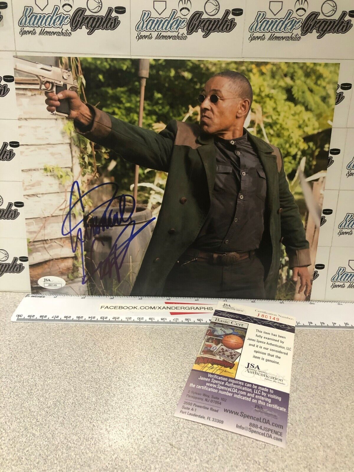 GIANCARLO ESPOSITO GUS FRING SIGNED AUTOGRAPHED 8X10 Photo Poster paintingGRAPH-JSA COA