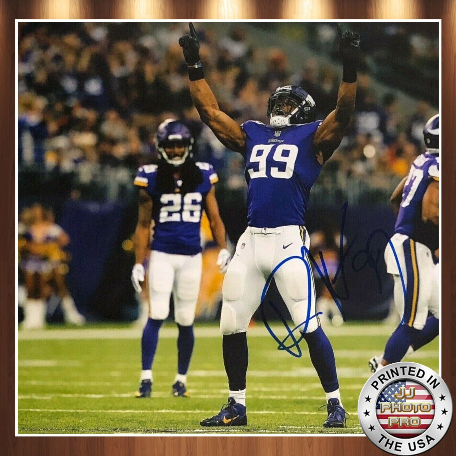 Danielle Hunter Autographed Signed 8x10 Photo Poster painting (Vikings) REPRINT