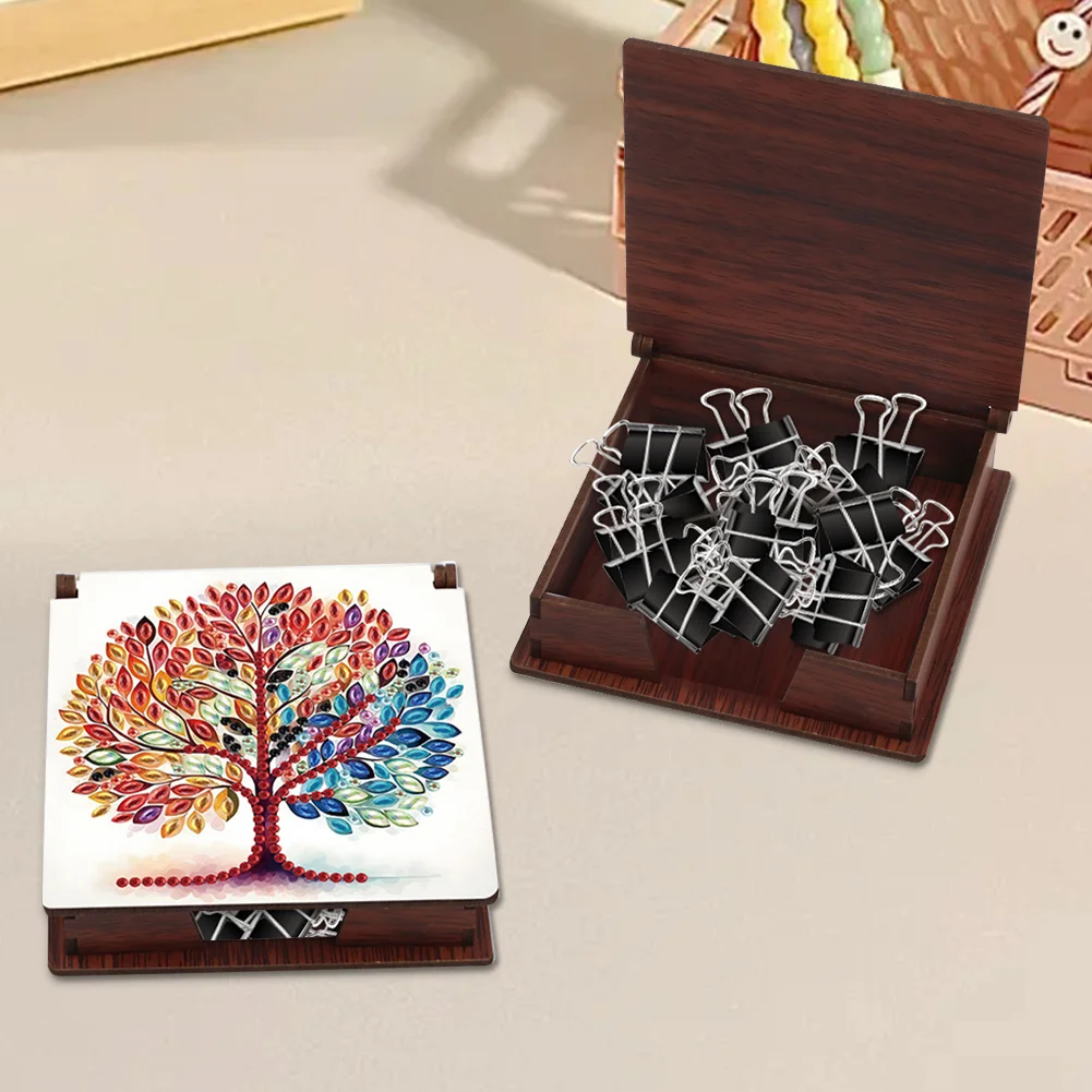 DIY Life Tree Diamond Painting Note Box Paper 160 Sheets of Paper for DIY Art Craft