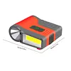 LED Hat Light with Motion Sensor IPX6 Waterproof Clip on Cap Lights (Red)