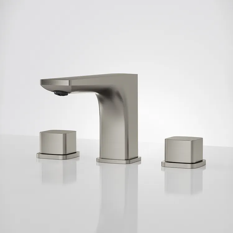 EVERSTEIN 8-Inch Widespread Bathroom Sink Faucet in Brushed Nickel 