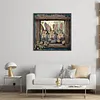 Frame Rabbit-11CT Stamped Cross Stitch 40*40cm tapestrymarket