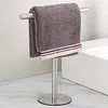 Stainless Steel Hand Towel Holder T-Shape Towel Bar Rack Bath Towel Bar Stand
