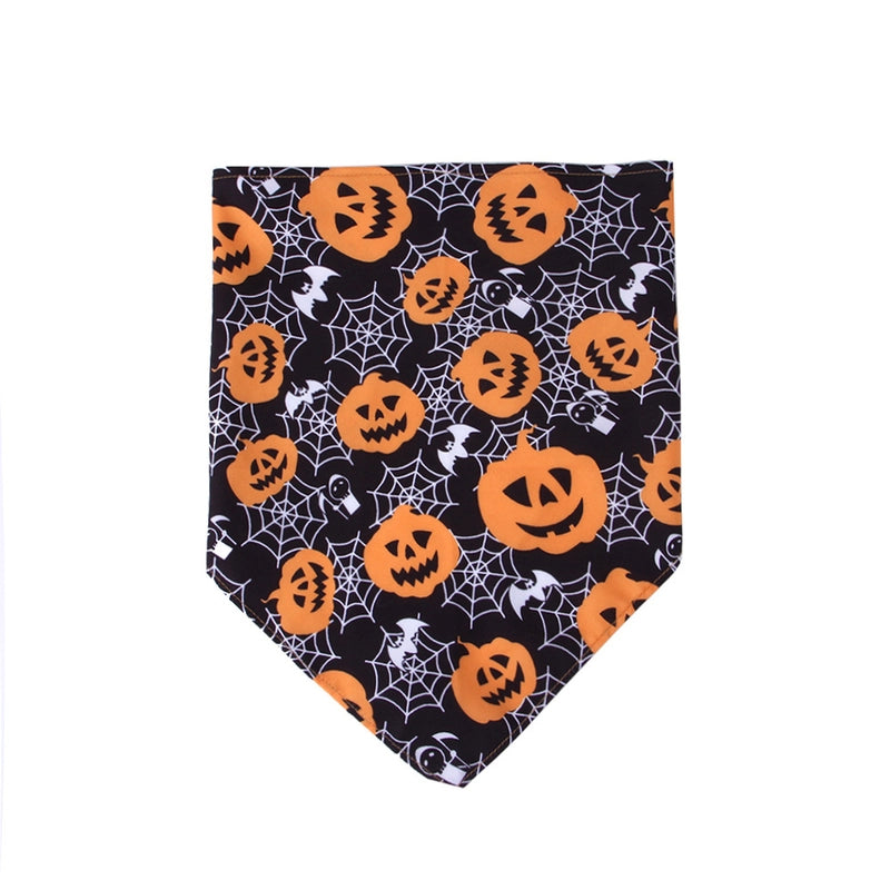 New Popular Halloween Pet’s Saliva Towel Dog Bandana Cat Pet Triangular Scarf Bib
