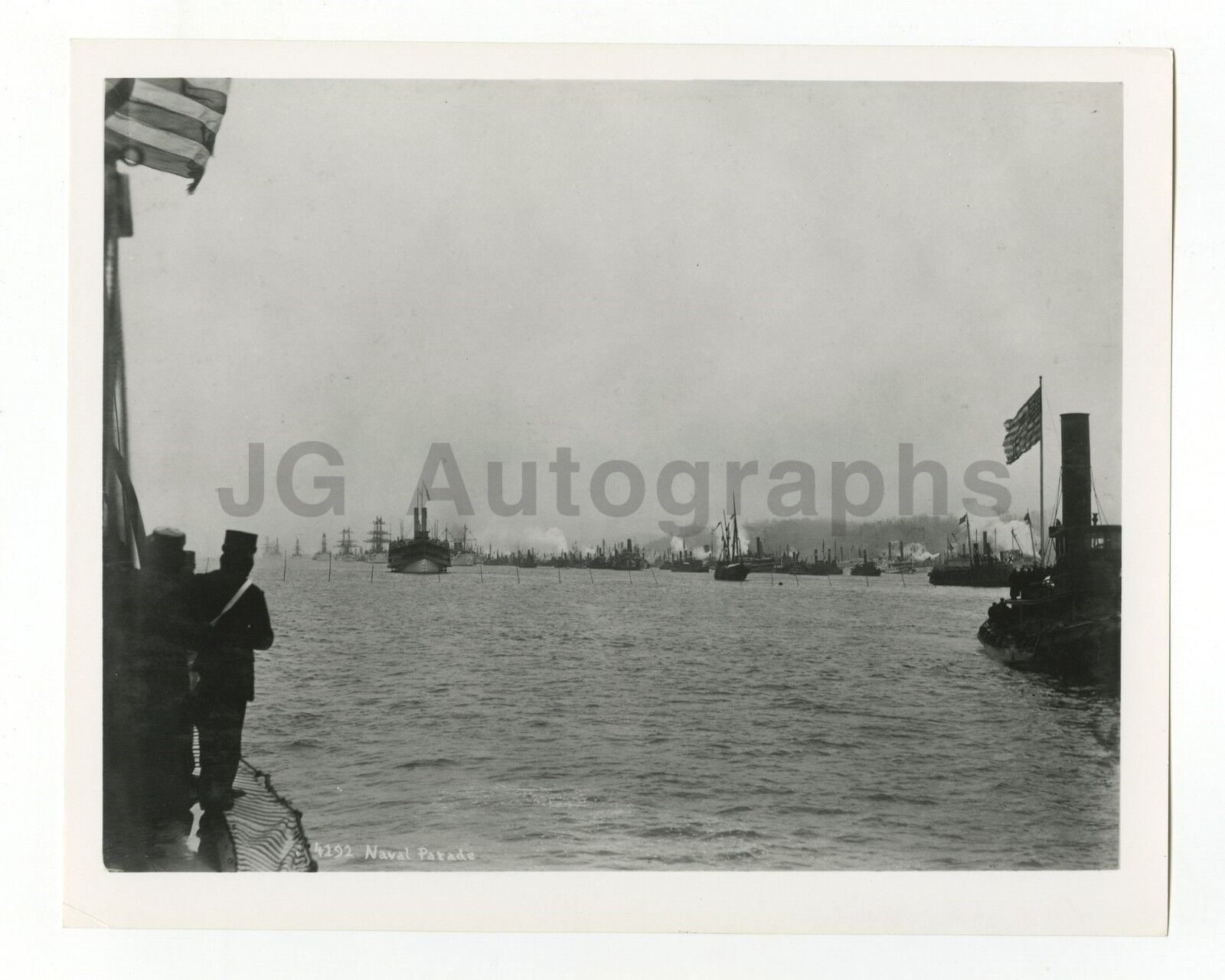 United States Navy - Vintage 8x10 Publication Photo Poster painting - Naval Parade