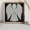 DIY Pearl Painting Angle for Home Wall Decor(25x25cm)