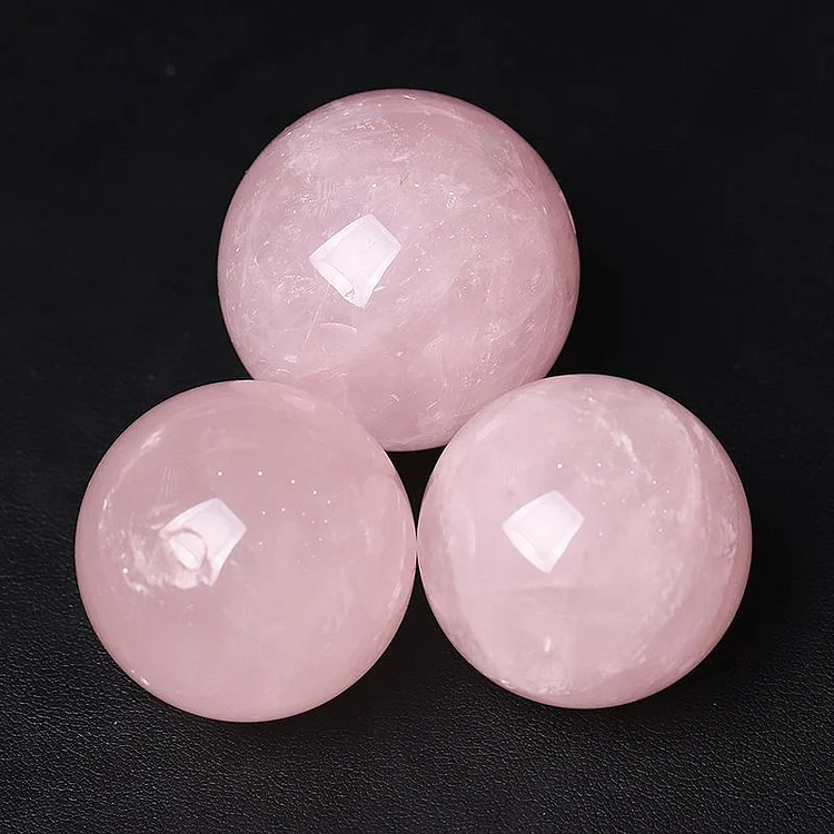 30mm Rose Quartz Crystal Sphere