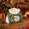 Season of Jesus DIY PULeather Diamond Painting Tissue Box for Adults Beginners Large Size Diamond Art Paper Storage Holder for Living Room Bathroom Table Decor