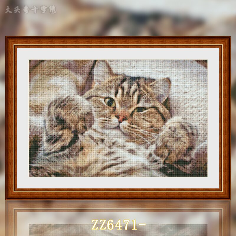 [ZZ6471-Silly Meow]  Painting Fairy Cross Stitch
