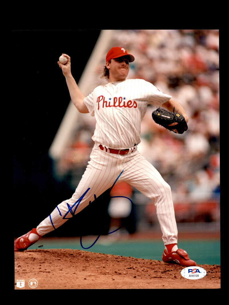 Curt Schilling PSA DNA Coa Hand Signed 8x10 Photo Poster painting Autograph