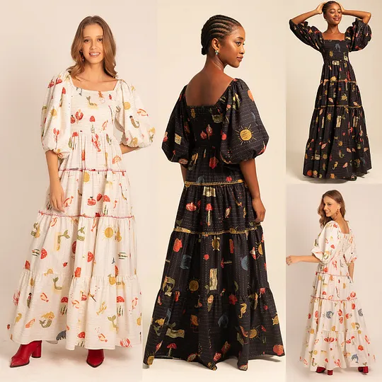 knee length dresses for ladies Unique Vintage Plus Size 1950s Black Devon Swing Dress main image 0