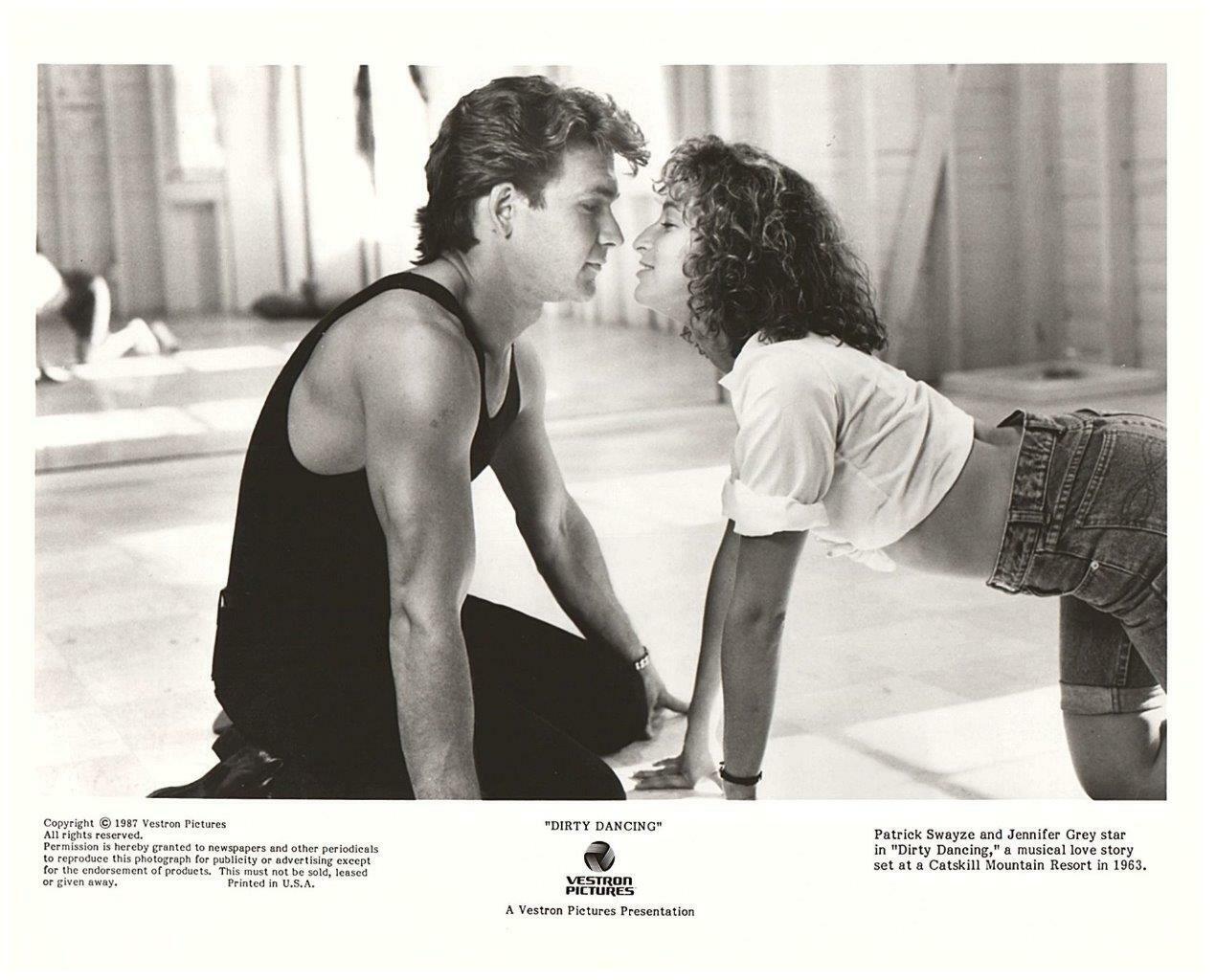 Patrick Swayze and Jennifer Grey 8x10 Picture Photo Poster painting Gorgeous Celebrity #1