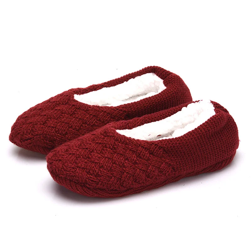 Letclo™ New Woven And Velvet Indoor Socks Slippers For Men And Women letclo Letclo