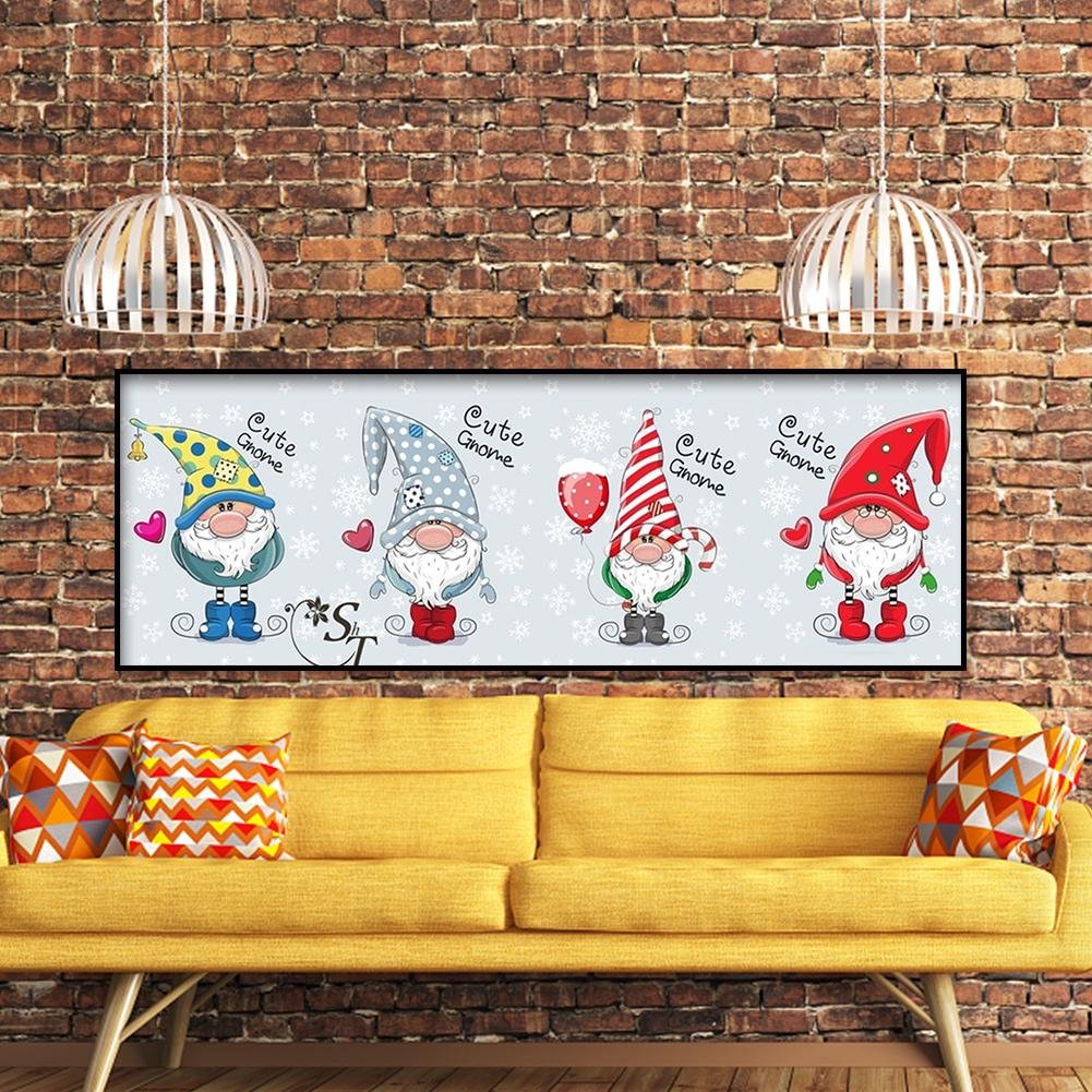 Full Round Diamond Painting Christmas Elf (80*30cm)