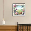 uk.everydayedeals Diamond Painting - Full Round - Bird Flower(40*40cm)