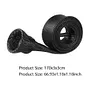 6Pcs Fishing Rod Cover with Elastic Rope Mesh Fishing Pole Protect Sleeve (Camo)