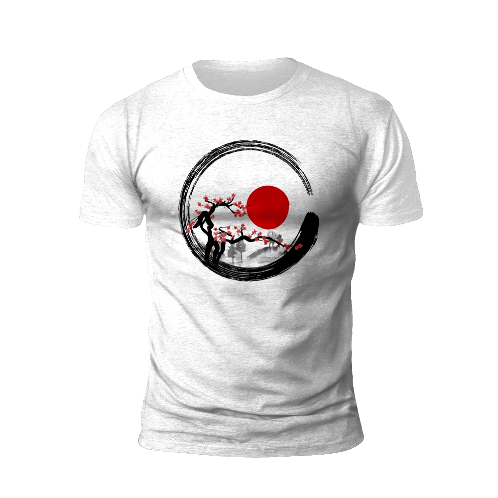 Sakura Sunrise: A Fusion of Nature and Style T-shirt