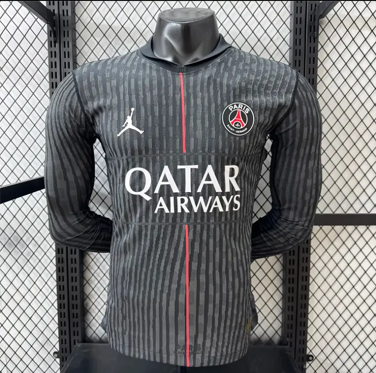 2526 Paris Three Away Matches Long Sleeve - Player Version