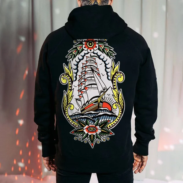 Vessel skeleton outlet hoodie