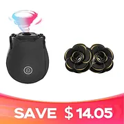 Ebony Bliss The Original Rose Vibrator - 2026 Upgrade Beginner-Friendly  Quiet