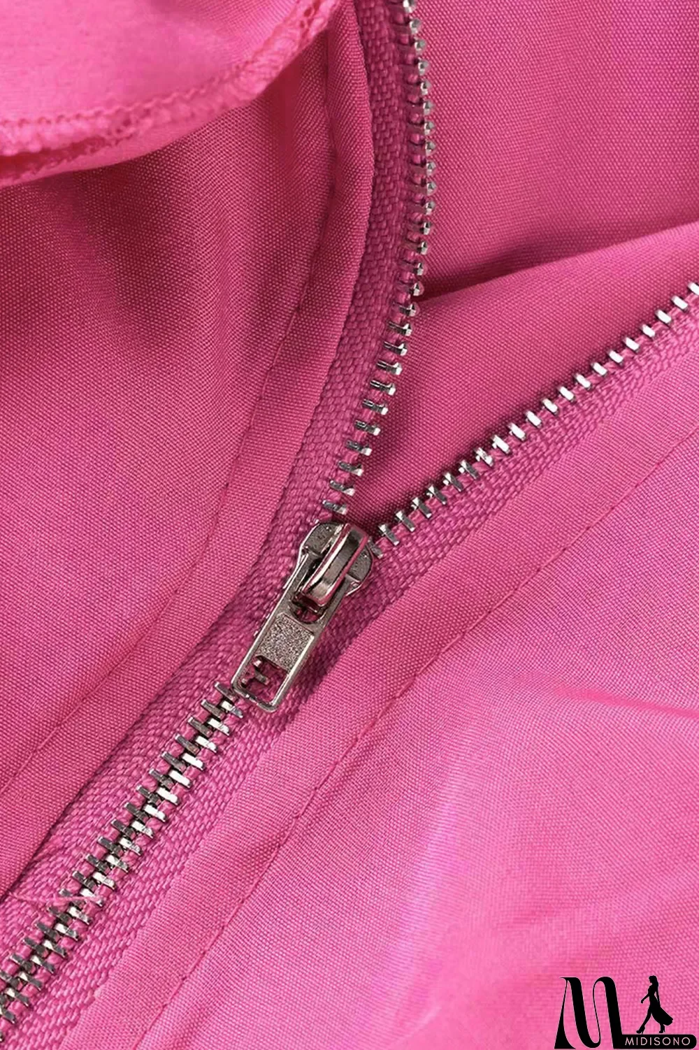 MidiSono - Rose Red Sexy Casual Solid Patchwork Backless Off the Shoulder Short Sleeve Two Pieces