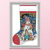 Carol Stocking -16CT Stamped Cross Stitch Kit(30*44cm)