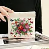 Diamond Painting Ladybugs and Flower PU Storage Bag Coin Purse