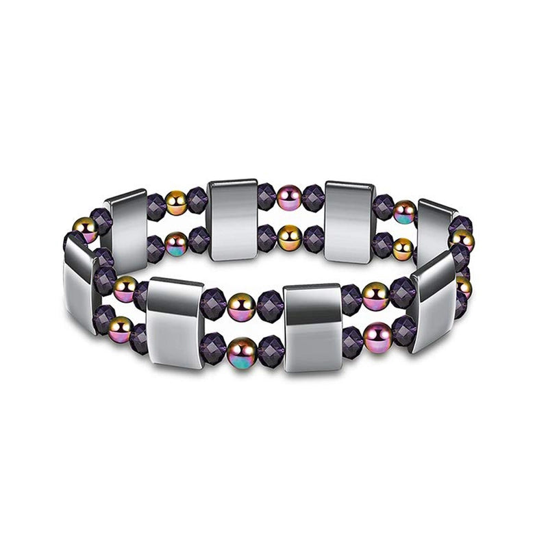 Bracelet Magnet Yoga Beaded Elastic Bracelet Hot Selling Bracelet Female Bracelet Male Black Gall Stone Jewelry