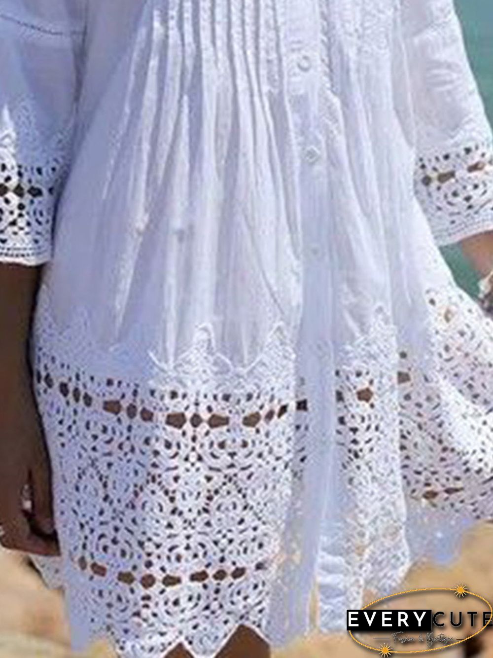 Half Sleeve Holiday Cutout Dresses