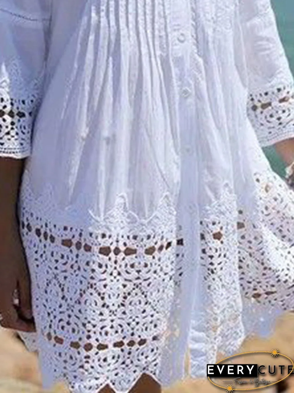 Half Sleeve Holiday Cutout Dresses