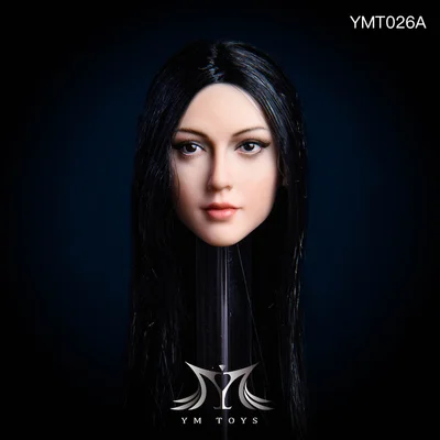 YMTOYS YMT026 1/6 Anna Beautiful Lady Head Sculpt with Rooted Hair for 12inch Collectible Tbleague Action Figure DIY-aliexpress
