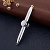 Fidget Gyro LED Light Luminous Pen Decompression Pen Metal Pen Multifunctional Student Ballpoint Pen Anti-Stress Anxiety Gift Pen