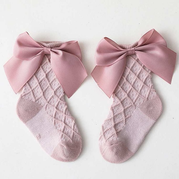 Baby Lace Bowknot Hollow-out Socks