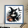Witch Bat - 11CT Stamped Cross Stitch - 40*40cm - Halloween