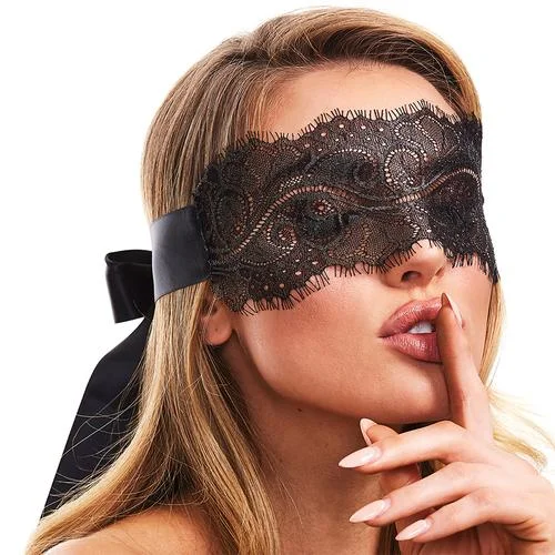 pornhint Pornhint Secret Kisses Boudoir Lace Blindfold