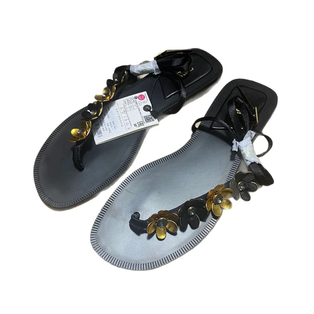 Breakj Breakj New Beautiful Jacket Sandals Women's Shoes Net Red The Same Grape Metal Buckle Silver Pin Roman Shoes