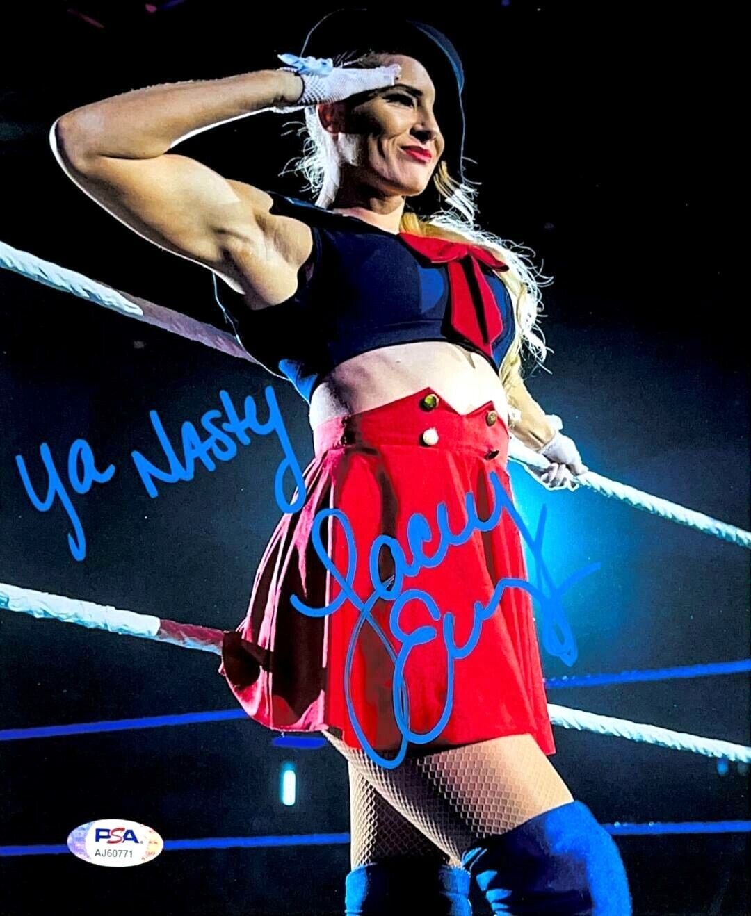 WWE LACEY EVANS HAND SIGNED AUTOGRAPHED 8X10 Photo Poster painting WITH PROOF & PSA DNA COA 11