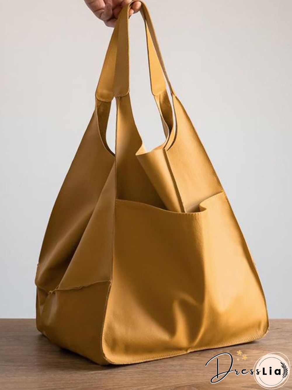 Brown Leather Womens Tote Bags School Handbags