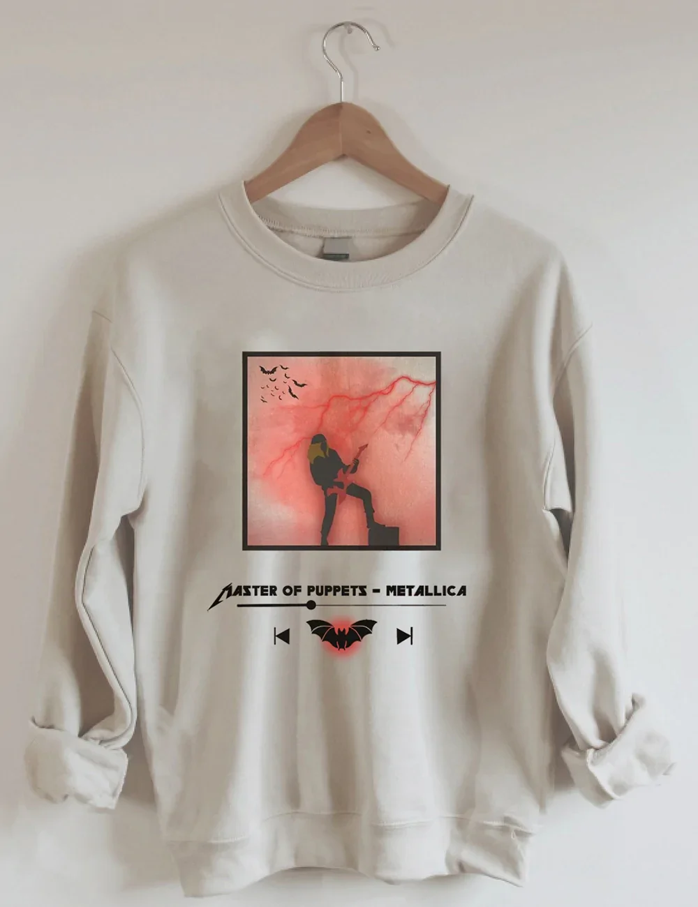Eddie Munson Season 4 Metallica Master of Puppets Sweatshirt