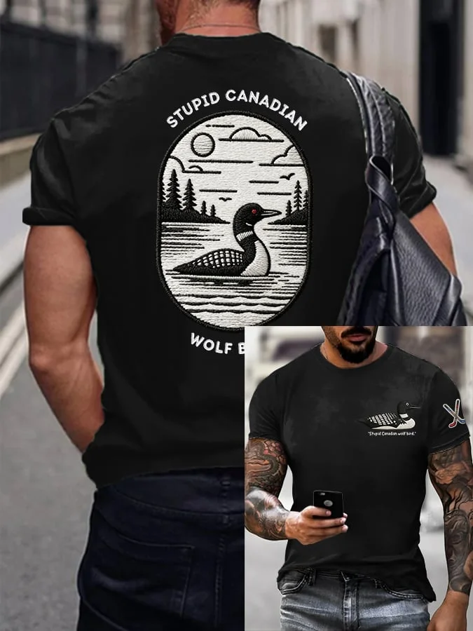 Men's Hockey Romance Print T-Shirt  socialshop