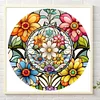 (40*40cm)DIY Round Partial AB Drill Diamond Painting - Stained Glass Flower