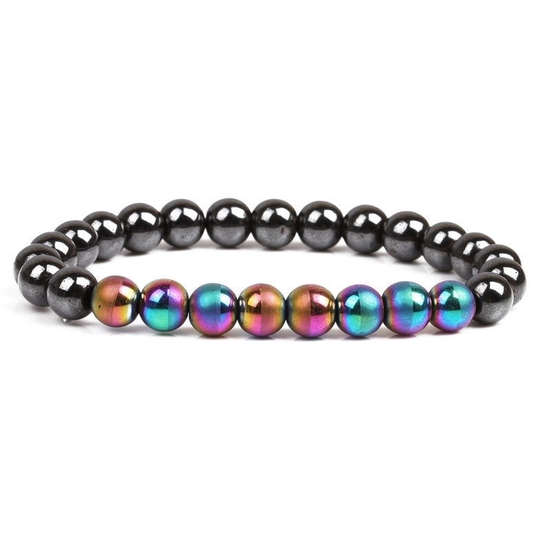Fashion Multicolor Crown Skull Beaded Inlay Zircon Halloween Unisex Bracelets
