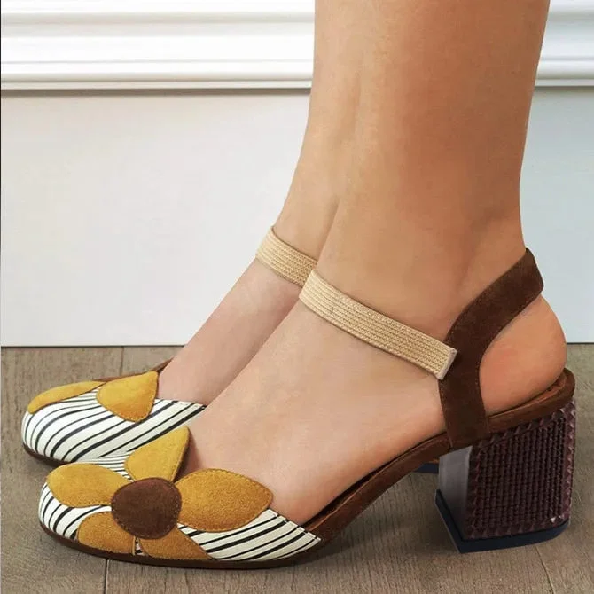 Female Sexy Party High Heels White Pumps Square Heels Women's Shoes New Fashion Casual Point Toe Buckle Strap Square Heel