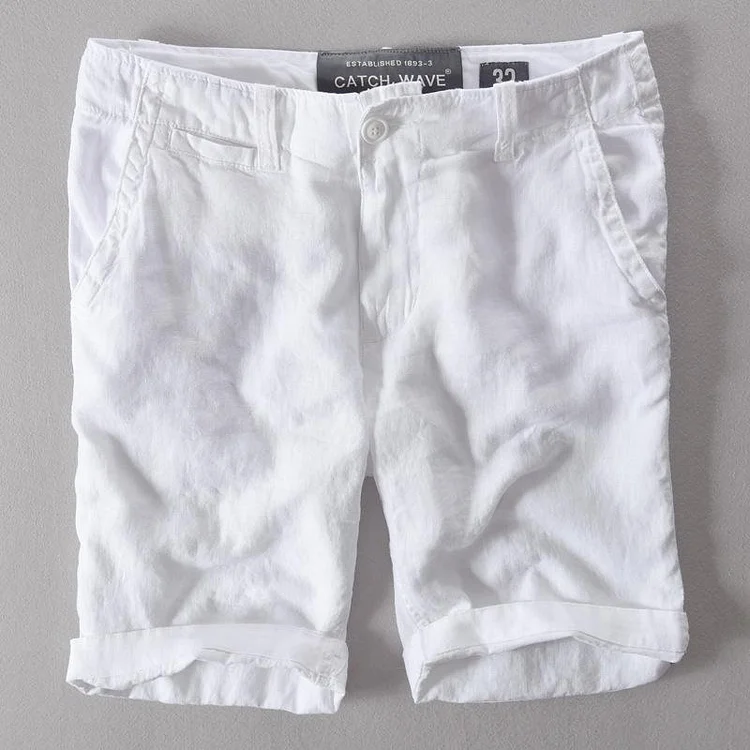 Men's Summer Natural Cotton Linen shorts