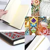 Flower Cross 5D Diamond Painting Notebook Diamond Art Diary Book Kit
