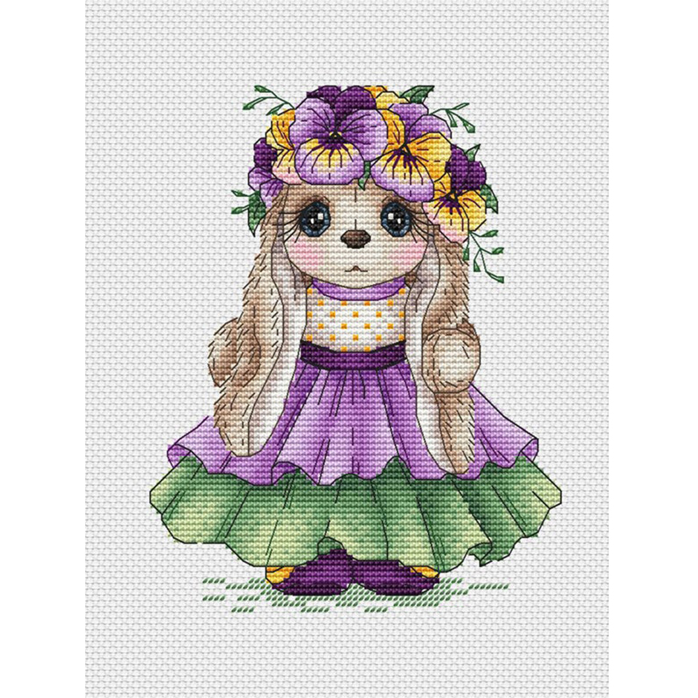 

Cute Bunny - 11CT Stamped Cross Stitch - 30*40CM, 501 Original