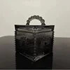Vintage French Cameo Glass Jewelry Storage Box