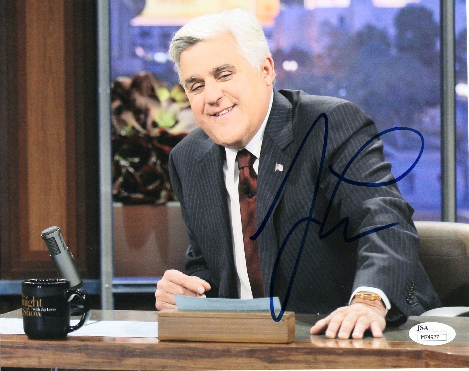 Jay Leno Talk Show Host Comedian Signed 8x10 Photo Poster painting w/JSA COA #2