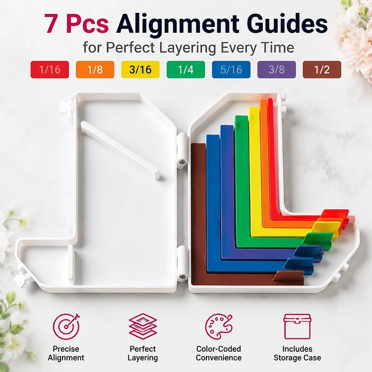 Card Making Alignment Guides Set | Create Perfectly Aligned Handmade Cards Without Guesswork or Crooked Corners ✨ 